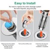 ​Bathroom Sink Drain Strainer,Universal Pop-Up Sink Stopper Hair Catcher, Anti-Clog