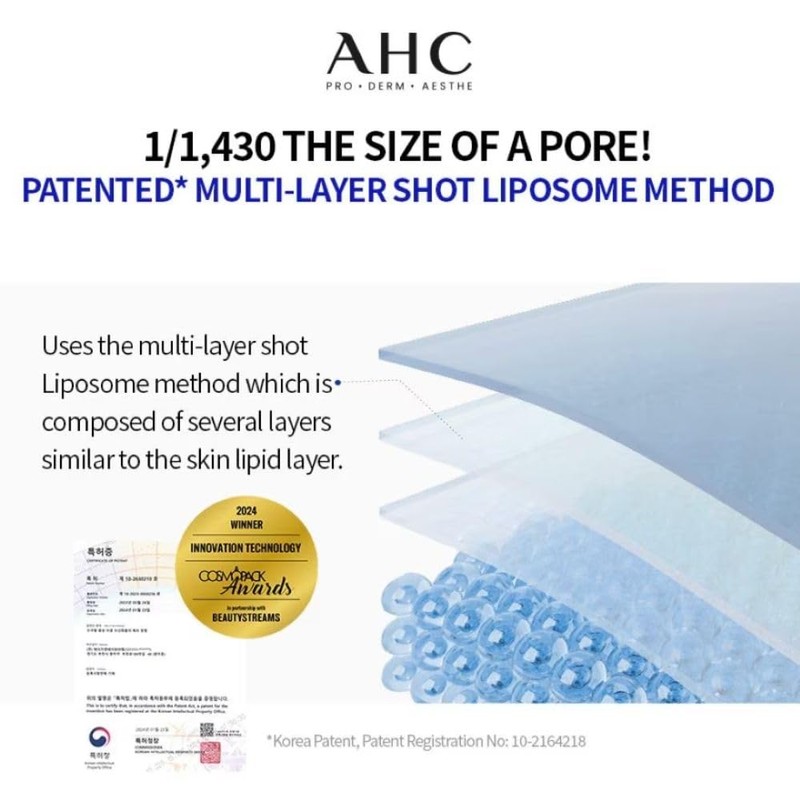 AHC PRO SHOT HYALURO DEEP EYE CREAM FOR FACE 30ML