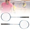 REGAIL 2Pcs Iron Alloy Badminton Racket 2 Player Badminton Racket
