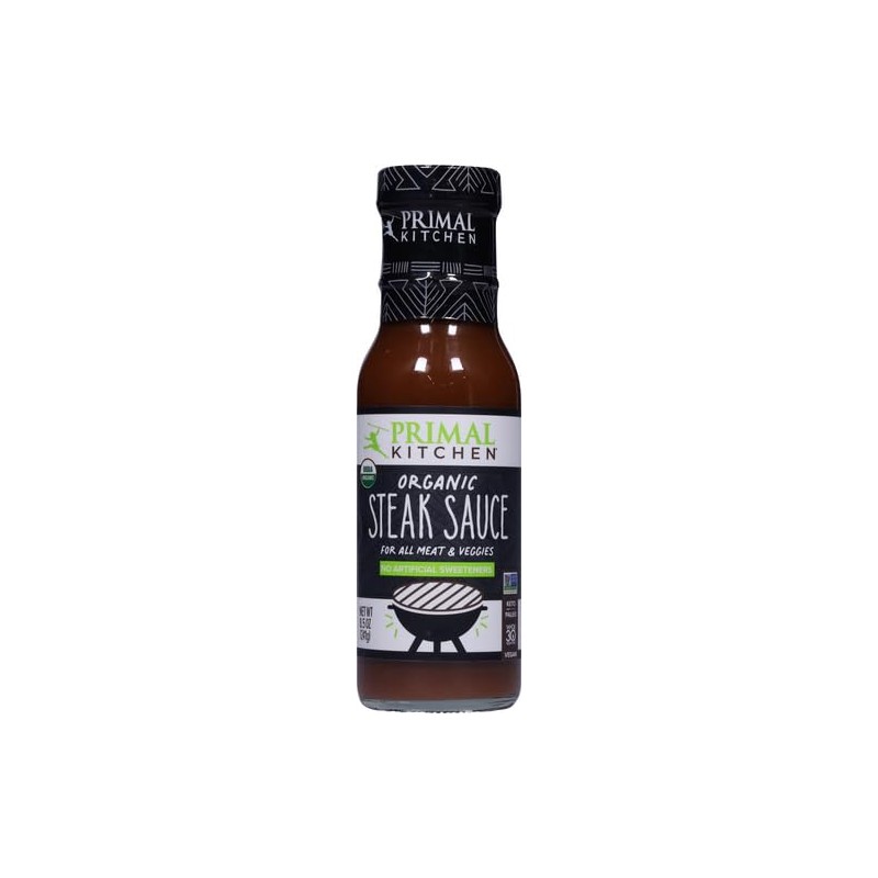 Primal Kitchen Organic Steak Sauce and Marinade, 8.5 OZ