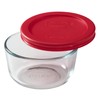Pyrex 9-Piece Glass Food Storage Set with 2 Color Lids