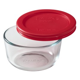 Pyrex 9-Piece Glass Food Storage Set with 2 Color Lids