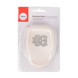Rayher Hobby 69074000 Silhouette Punch Owl 3.5 x 4.5 cm Suitable for Paper / Card up to 200 g/m²