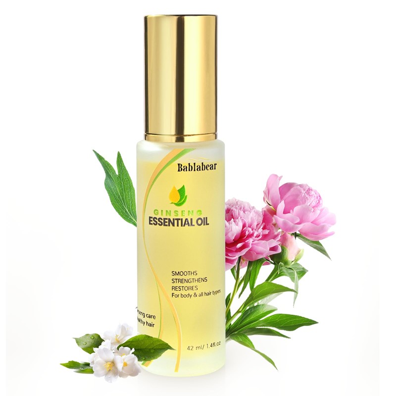 BOJICA Bablabear Essential Hair Oil Hair Strengthening Serum and Black