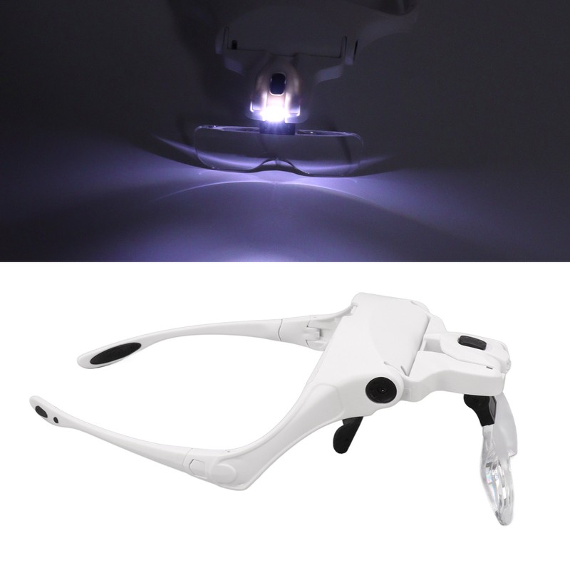 Headband Magnifier Hands Free 1X 1.5X 2X 2.5X 3 .5X
