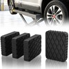 4 Packs Rubber Lift Blocks,Anti-Skid Auto Lift Pads for Cars,
