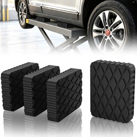4 Packs Rubber Lift Blocks,Anti-Skid Auto Lift Pads for Cars, Jacks & Racks