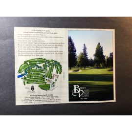 Unbranded Bennett Valley Golf Course. Santa Rosa, Ca. Golf Scorecard