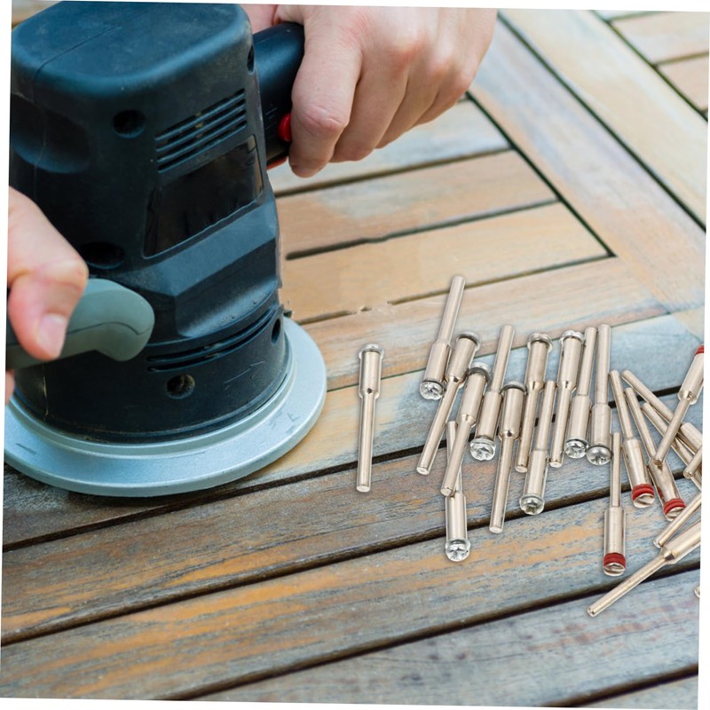 Gadpiparty 24Pcs Mandrel Set for Rotary Tools Screw Mandrels and