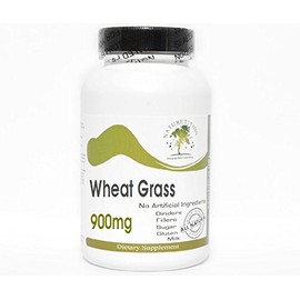 Naturetition Supplements Wheat Grass 900mg ~ 90 Capsules - No Additives