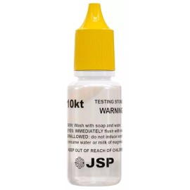 JSP Gold Testing Kit 10k & 18k Solution Acid with Scratch Stone Test Detector Metals