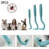 Unbranded 3 pcs Tick Remover Mites Twister Out - Set