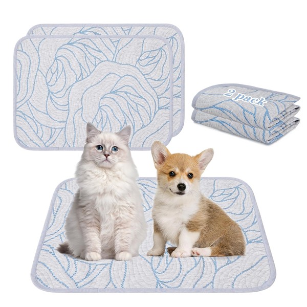 Qeils Pee Pads Reusable Washable Puppy Pads- 2 Pack 18"x24"