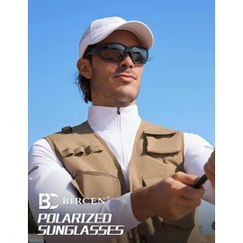 BIRCEN Sport Polarized Sunglasses for Men - Women:UV Protection Shades for Fishing Driving Cycling Running