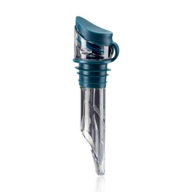 Innovine Wine Aerator Pourer with Built In Stopper, Tilt Design to Enhanced Flavor and Smooth Taste, Easy Pour, No Drip, Perfect for Red & White Wines, Home Bar Accessories, Set of 1, Dark Teal