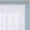 Deconovo Solid Voile Curtains Super Soft Semi Transparent Pencil Net