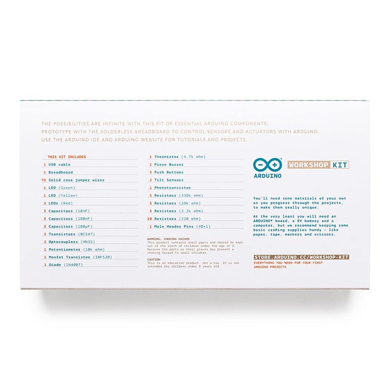 Arduino Workshop Kit [AKX00013] - Complete Electronics and Programming Learning