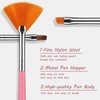 15 Pcs Nail Art Acrylic Brush Set Painting Pen Art