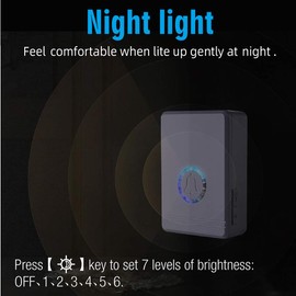 Wireless Door Open Chime,NineLeaf Wireless Door B ell for Home,Door Bell Wireless Set,1300ft Long Range,Easy installation, IP66 Waterproof,LED Indicators,for Front Door, Back Door, Garage, Office,5PK