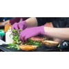 LavaLock Disposable Nitrile BBQ Gloves with Cotton Liners for Outdoor
