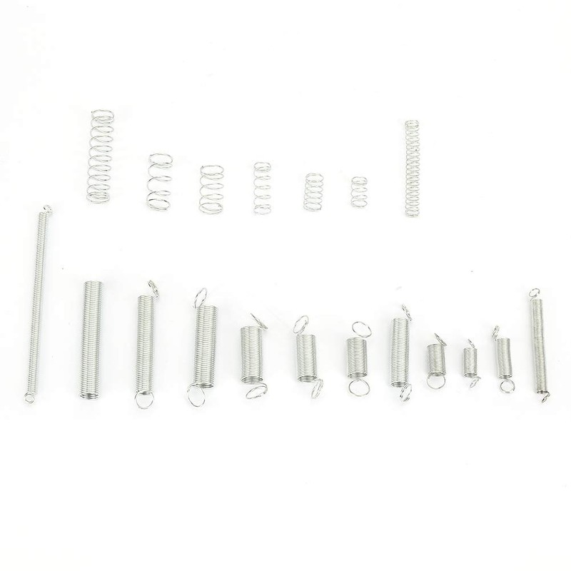 200 Piece Assorted Spring Set, Compression Spring Extension Spring Assortment