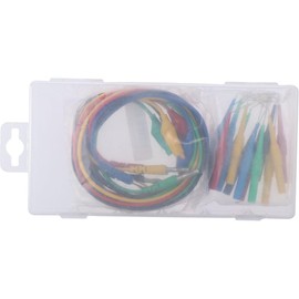 Fudeshe 20 Pcs Test Leads Set,4mm Banana Plug to Copper Alligator Clip Test Wires,Insulation Wire Piercing Probes,1000V/10A Back Probe Kit for Multimeter Electrical Testing