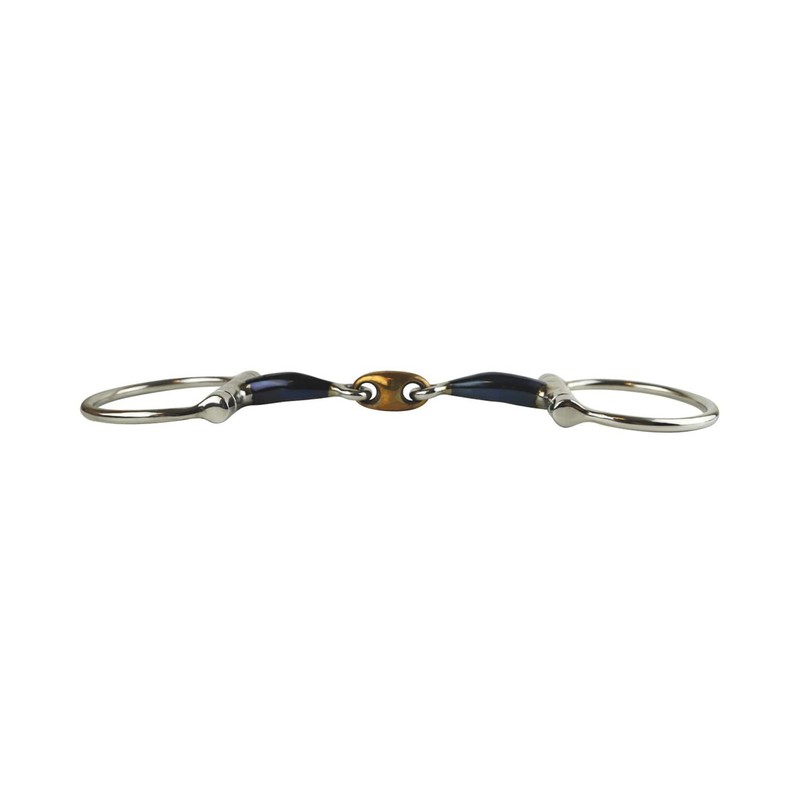 AK Sweat Iron D-Ring Double Jointed Lozenge with Cooper Joint