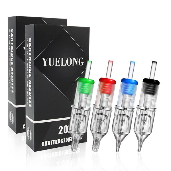 Yuelong 40pcs Disposable #10 Standards 0.30mm Mixed 5RL 7RL 9RL