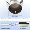 RP Remarkable Power, 5" Inlet 8" Outlet 19" Long Stainless