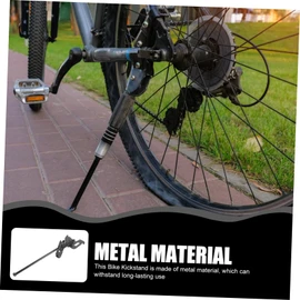 Totority Bike Kickstand Support for Bicycle Parking Stable Foot Stand for Mountain and Road Bikes Durable Kickstand Accessory Black