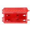 NOENNULL Lockout Tagout Box,Portable Safety Group Padlock Box Wall Mount
