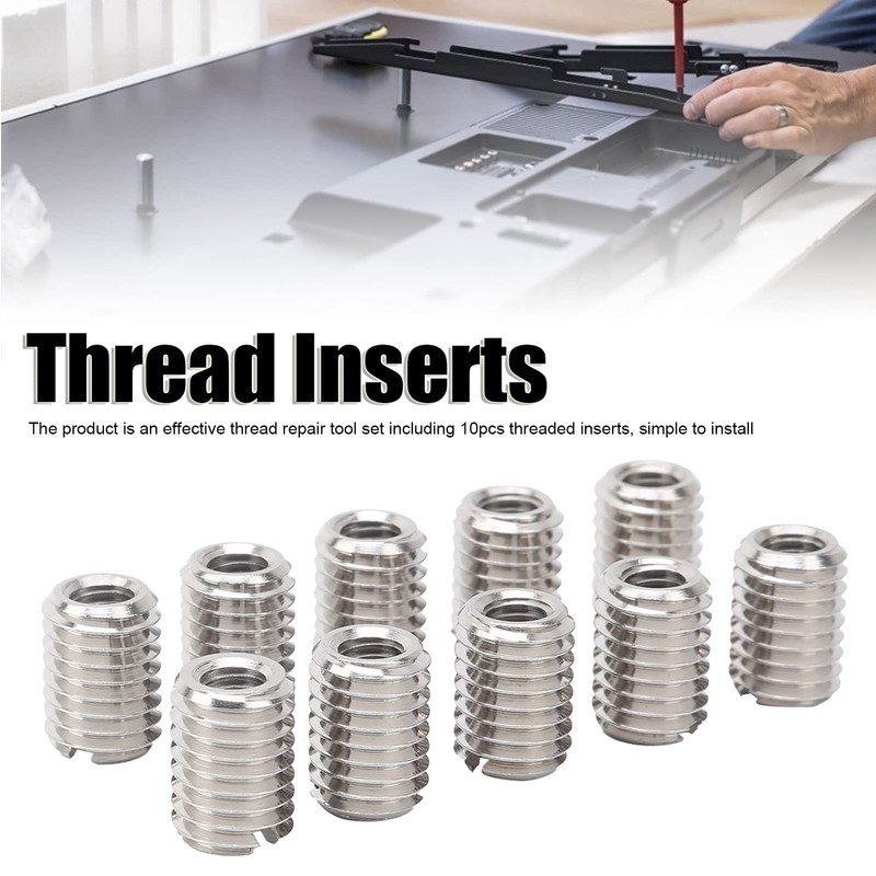 Threaded Insert Reducing Nut M6 x 1 Female Thread and