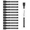 maxtek maxtek Whiteboard Stifte, 12 stücke-Schwarz Magnetische, Trocken Abwischbare Marker,