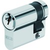 ABUS e5 N10/70 demi-cylindre Nickel-Plated E5 10 x 70 mm