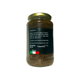 Sanniti Italian Premium Black Truffle Sauce Salsa Tartufata, 17.6 oz (500g)