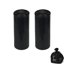 Bolsas de basura de 12 galones, 30 unidades, 2 rollos, bolsas de basura para baño, bolsas de basura para recámara, hogar, cocina, oficina, cubos de basura