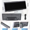 Seutgjie LED Digital Clock, Digital Desk Clock with RGB Light