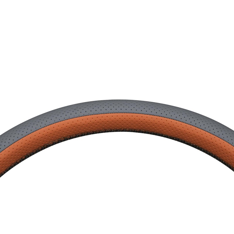 MEWANT Hand Sewn 3D Style Steering Wheel Cover Wrap for
