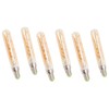 2 PCS E14 LED Light Bulb 3w Golden Tubular Bulb