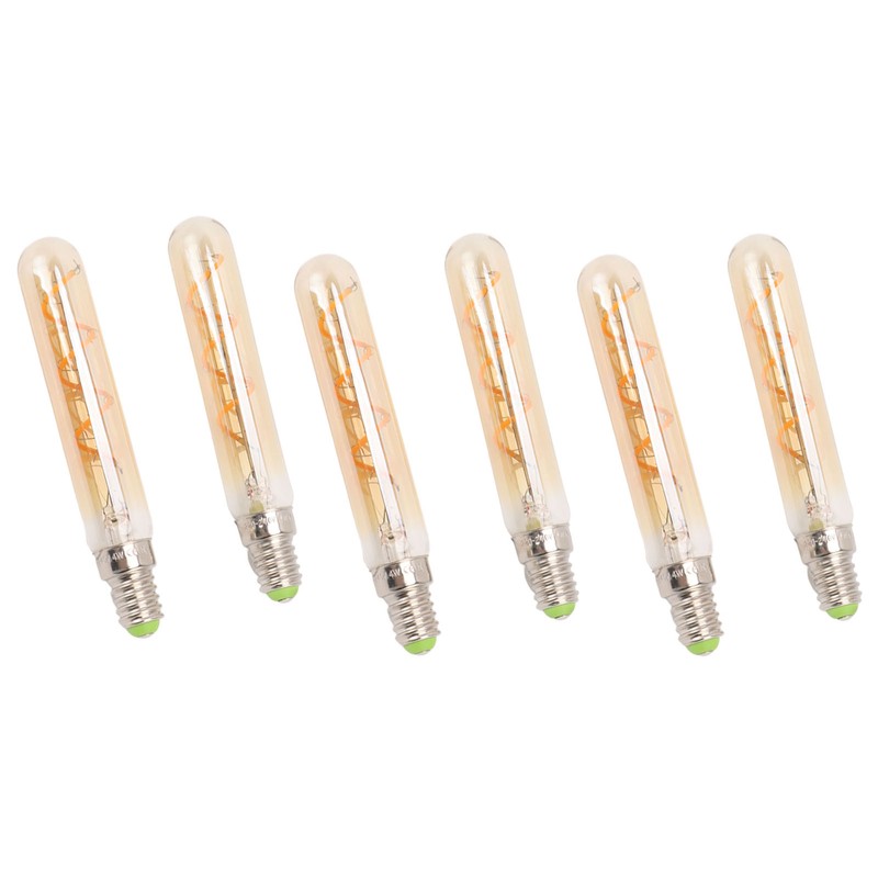 2 PCS E14 LED Light Bulb 3w Golden Tubular Bulb