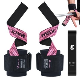 Straps para Gym, Correas de Muñeca Antideslizantes, Agarres para Gym Ajustable, Banda De Resistencia, para Levantamiento de Pesas, Culturismo, Entrenamiento de Fuerza 33.5 cm