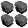 ZUDKSUY 4Pcs UTV Front Windshield Clamps Kit, Adjustable Windshield Fixed