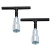 LT Easiyl 2Pcs T Handle Wing Nut Hand Tool 4.5MM