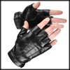 White Fang NT153 Men's Gloves, Solid, Leather, Fingerless, Street Rock,