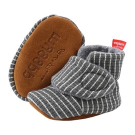 Aisprts Unisex Baby Winter Shoes, Newborn Cotton Baby Girls Boys Boots Socks with Fleece Lining Non-Slip Warm Baby Shoes, A2