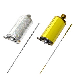 LNQ LUNIQI 2Pcs Metal Appearing Cane Magician Wand Stainless Steel Stick Tricks Retractable Collapsible Magic Tricks Accessories for Professional Magician Performance Props