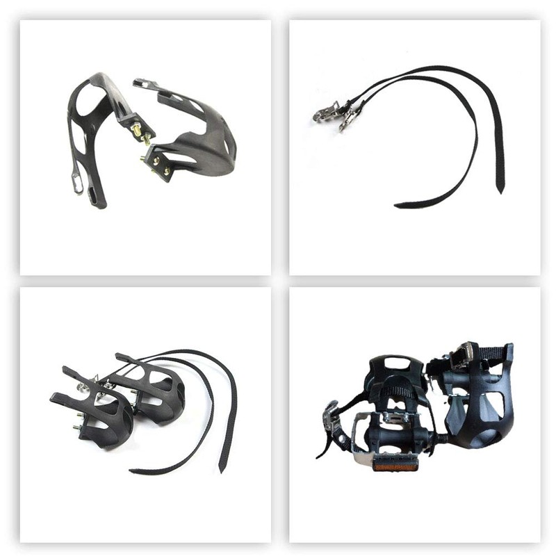 1 par de pedales de bicicleta con clip para los