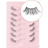 Onlyall False Eyelashes, Half Eyelashes, Natural Look, Thin Eyelashes, Transparent