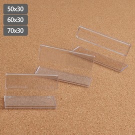 Horizontal single-sided showcase height 30mm, 3 types Choose 1 70x30mm 11ea