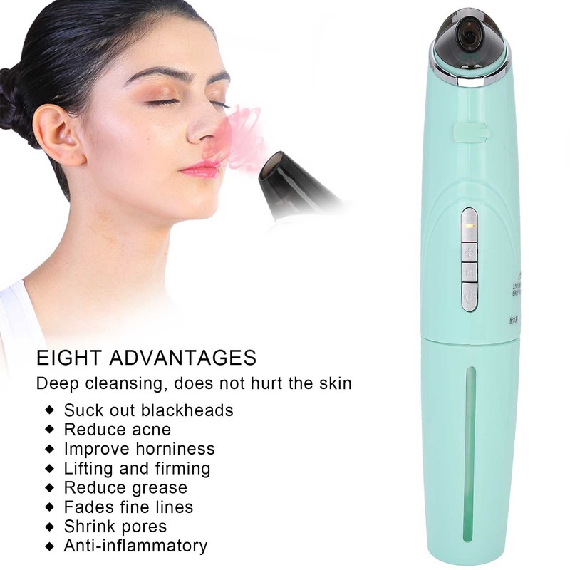 Electric Hot Compress Blackhead Acne Removal Machine Face Pore Cleaner